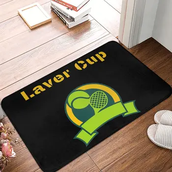 Tenisz Laver-kupa bajnokság csúszásmentes lábtörlő logó Nappali hálószoba szőnyeg kültéri szőnyeg beltéri modern dekoráció