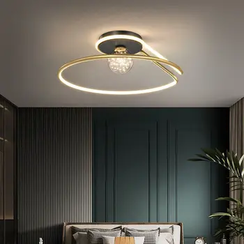 Hálószobai lámpa 2022 új stílusú minimalista kör Északi csillagokkal teli skandináv lámpák Modern egyszerű mennyezeti lámpa