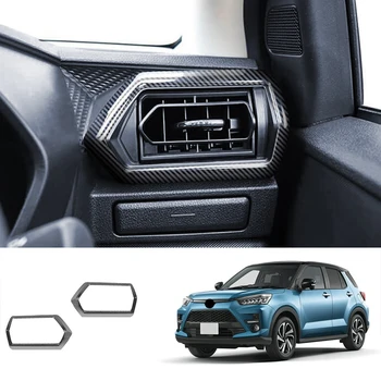 Autó központi vezérlőműszer Légkondicionáló légkondicionáló légkondicionáló szellőzőnyílás dekoratív burkolat a Toyota Raize 2021 számára